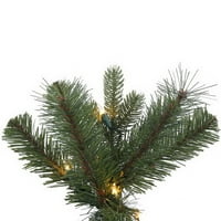 Umjetno miješano božićno drvce od bora od 4,5 ' s prozirnim svjetlima