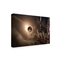 Zaštitni znak likovne umjetnosti sjena mjeseca 2, ulje na platnu Gordona Semmensa
