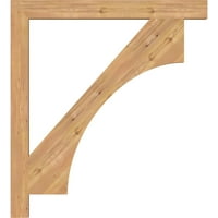 Ekena Millwork 1 2 W 38 D 42 H Westlake Block Smooth Bracket, zapadni crveni cedar