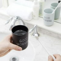 Dekor kuće okrugla šalica za četkicu za zube u kupaonici jednostavna obična šalica par šalica za zube dobro jutro