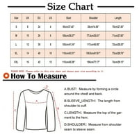 Wiueurtly plus veličina za žene plus veličine žene dukserice pulover criveck dugi rukav jesen majice vrh