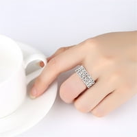 Prstenovi za tinejdžerke ， Dijamantni prsten s multi-prstom elastičnoj prstenu pomiješan s automatskim podešavanjem