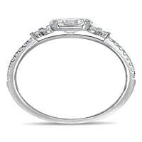 Carat T.W. Dijamantni zaručnički prsten od bijelog zlata 14KT
