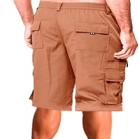 Muške jednobojne donje rublje s ravnim nogavicama havajska odjeća za plažu jednobojne fitness kratke hlače za