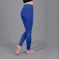 Ženske joga hlače visokog struka sportske hlače Ženske tajice joga hlače visokog struka Kapri za vježbanje za