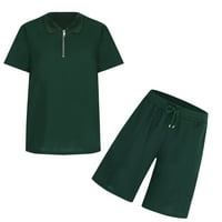 Muške vrhove kratke hlače, ljetna modna dvodijelna ležerna majica s kratkim rukavima Slim kratke hlače set