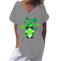 Majice s grafičkim printom za žene, Ženske bluze i topovi, elegantne ženske Ležerne majice s izrezom u obliku
