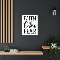 Zidovi Svetog Pisma vjera iznad straha Izaija 41: kršćanski zidni otisak spreman za vješanje bez okvira