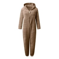 Žene s kapuljačama s dugim rukavima pijamas casual zima toplo roppe odjeća za spavanje hot6s4487400