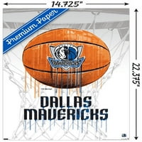 Dallas Mavericks - kaplje košarku 14.72 22.37 poster