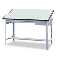 SAFCO 60 37.5 pravokutni laminatni stol vrh, zelena crna