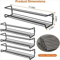 S zidne nosačke začine stalke za kuhinju organizatora polica za skladištenje + ljepljive kuke