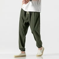 Muške hmelj harem hlače jogeri izvlačenje elastičnog struka vrećica s hlačama s trenirkama.