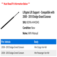 Podrška za dizanje dizala - kompatibilno s - Dodge Grand Caravan 2009