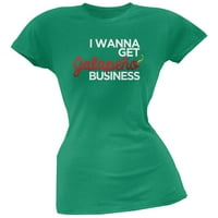 Cinco de Mayo - Želim dobiti majicu Jalapeno Business Kelly Green Soft Juniors