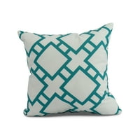 20 po 20 kvadrat u St. Louisu, vanjski jastuk s geometrijskim printom, Plava