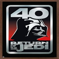 Ratovi zvijezda: Povratak Jedija - zidni plakat s logotipom 40. Vadera, uokviren 14.725 22.375