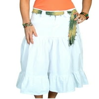 Scully Western Skirt Womens Cotton 5-džep Jean Style Skirt PSL-078