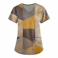 Rasprodaja Plus size topovi Ženska bluza s izrezom u obliku slova H, radna odjeća, bluze s grafičkim printom,