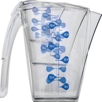 Set mjernih čaša za tekućinu