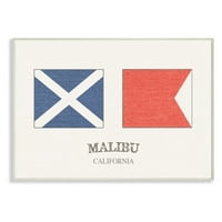Zidna ploča s nautičkom zastavom Malibu iz kolekcije uređenja doma u MBN-u