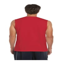 Muška majica s grafičkim printom bez rukava, veličine do 3 inča-nogometne lopte