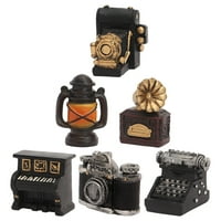 Mini vintage stvari, mikro pejzažni dekor, minijaturni ukras kamere
