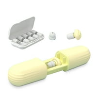 Silikonski čepići za uši za uklanjanje buke Slušalice za spavanje zaštita sluha blokiranje zvuka u avionu proizvodi