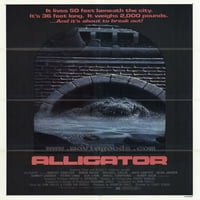 Aligatorski filmski plakat tisak