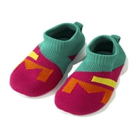Uniseks-dječje tenisice za trčanje s pletenim gornjim dijelom, cipele za hodanje, mrežaste čarape, natikače s