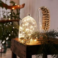 LED lampica od bakrene žice na baterije, LED lampica za Božićni ukras u zatvorenom i na otvorenom, 1 2