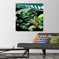 Stripovi - zidni poster Batman i Robin čudesni dječak s gumbima, 22.375 34