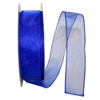 Prozirna žičana traka za zaglavljivanje papira, 1 dvorište, 2 pakiranja, plava