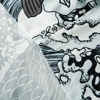Muški casual široki prednji kardigan s otvorenim rukavima s japanskim printom od 96 do 4492000