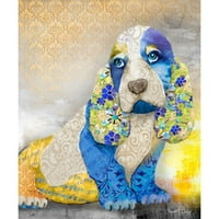 Slika psa Marmont Hill bezuvjetna ljubav tiskana na omotanom platnu