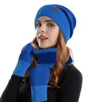 Ženska kapa kapa gornja odjeća topli slatki vuneni šal rukavice zimske pletene rukavice za sunčanje setovi šešira