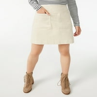 Besplatna montaža ženska patch džepna mini suknja