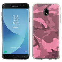 Za Samsung Galaxy J Star J Refine J Case, OneToughShield ® TPU GEL Zaštitni futrola za tanko ugradnje - Camo Pink