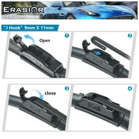 Erasior 21 & 21 prikladan za Nissan NV noževe brisača vjetrobranskog stakla u i u zamjenskom brisaču za prednji