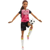 Barbie karijera napravljena za pomicanje nogometne Lutke Super Fleksibilno s nogometnom loptom