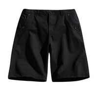 Teretne kratke hlače muške Ležerne obične na otvorenom s džepovima za radne hlače na plaži 4-inčne teretne hlače
