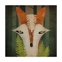 Zaštitni znak likovne umjetnosti Fern lisica, ulje na platnu Riana Faulera