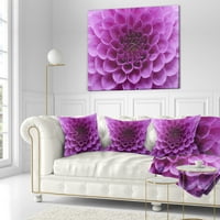 Dizajnerski veliki svijetloljubičasti cvijet i latice - Cvjetni jastuk-16,16